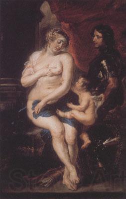 Peter Paul Rubens Venus,Mars and Cupid (mk01) Spain oil painting art